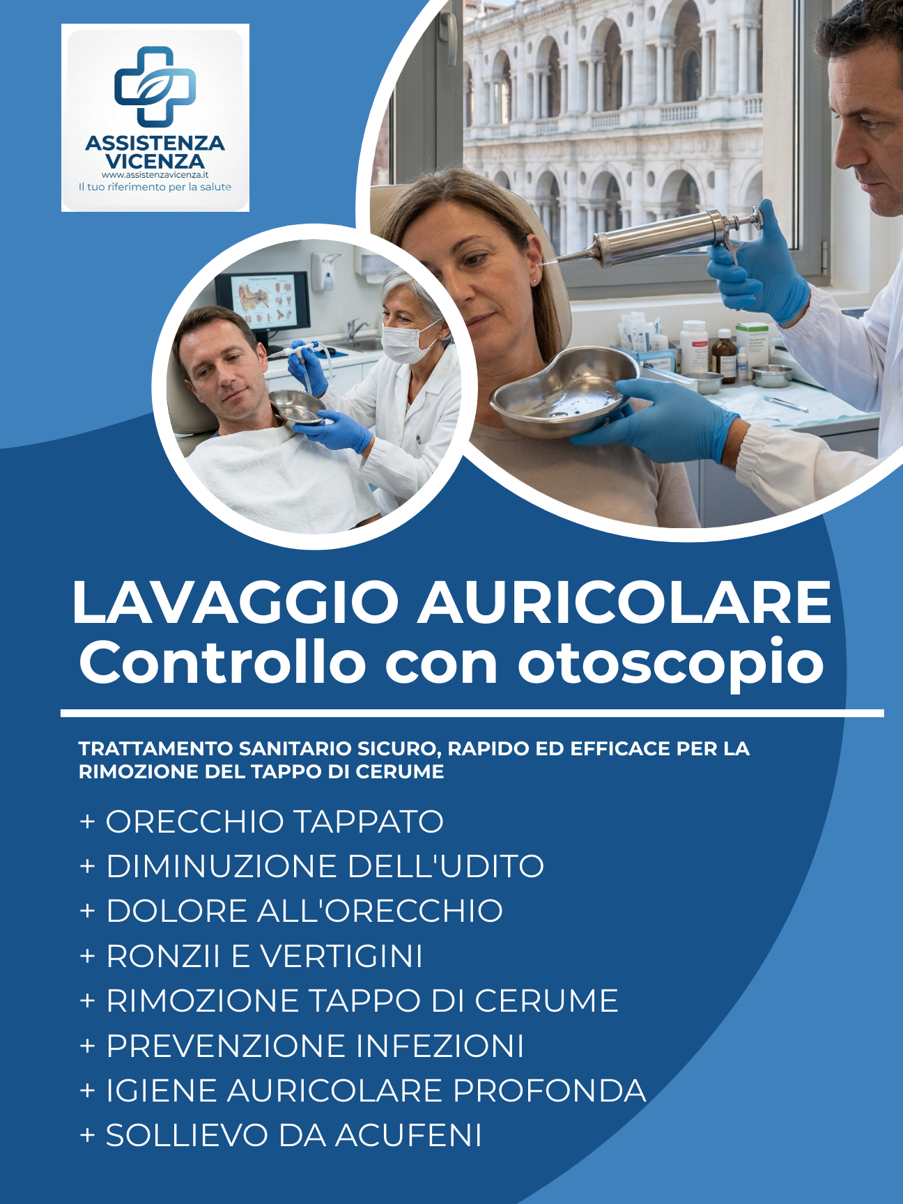 LAVAGGIO AURICOLARE A VICENZA